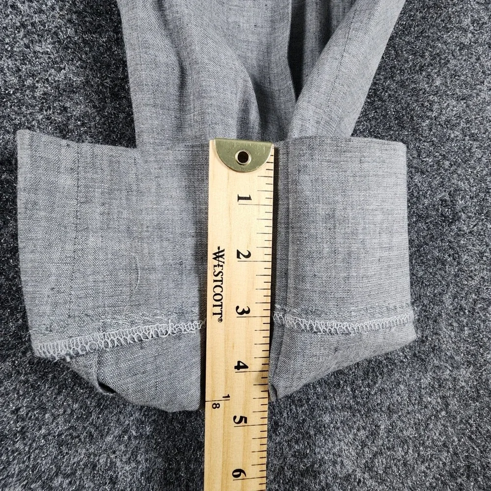 Joseph Abboud Heritage Mens Grey Linen Nova Fides Italian Fabric Pants Sz 40x30